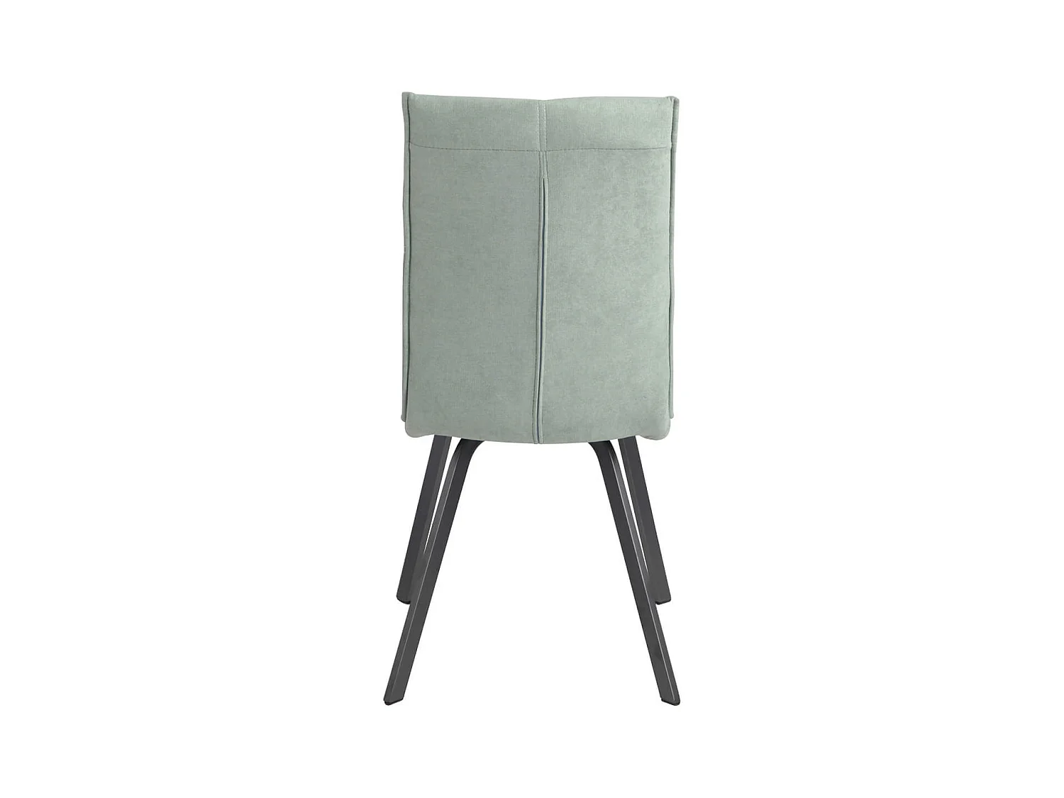 BISPO - Lot de 2 Chaises Tissu Coloris Vert d'Eau
