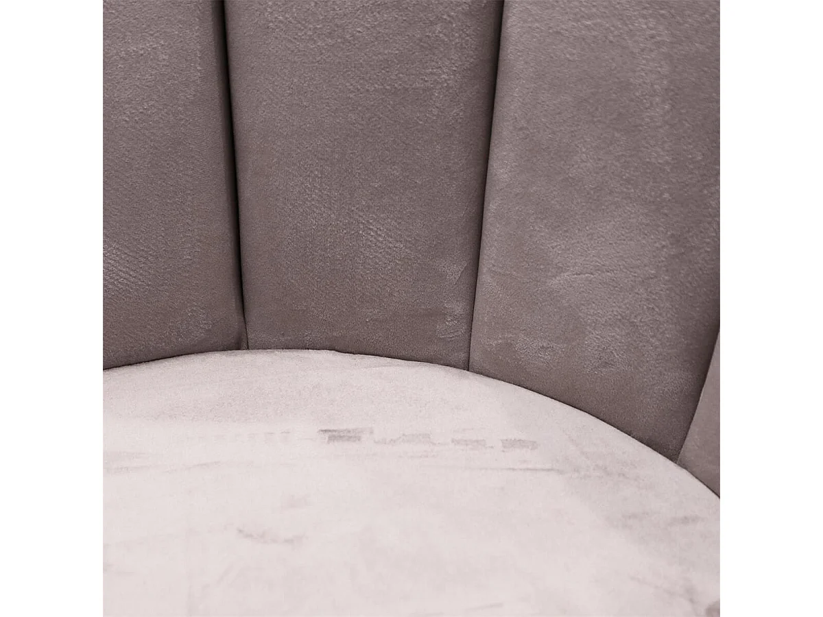 CHARLOTTE - Lot de 6 Chaises Velours Gris