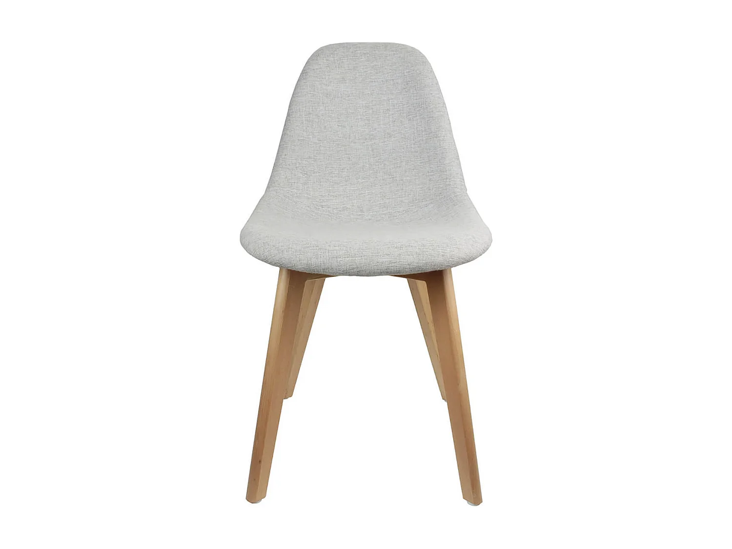 MEDYNA - Lot de 6 Chaises Scandinaves Grises