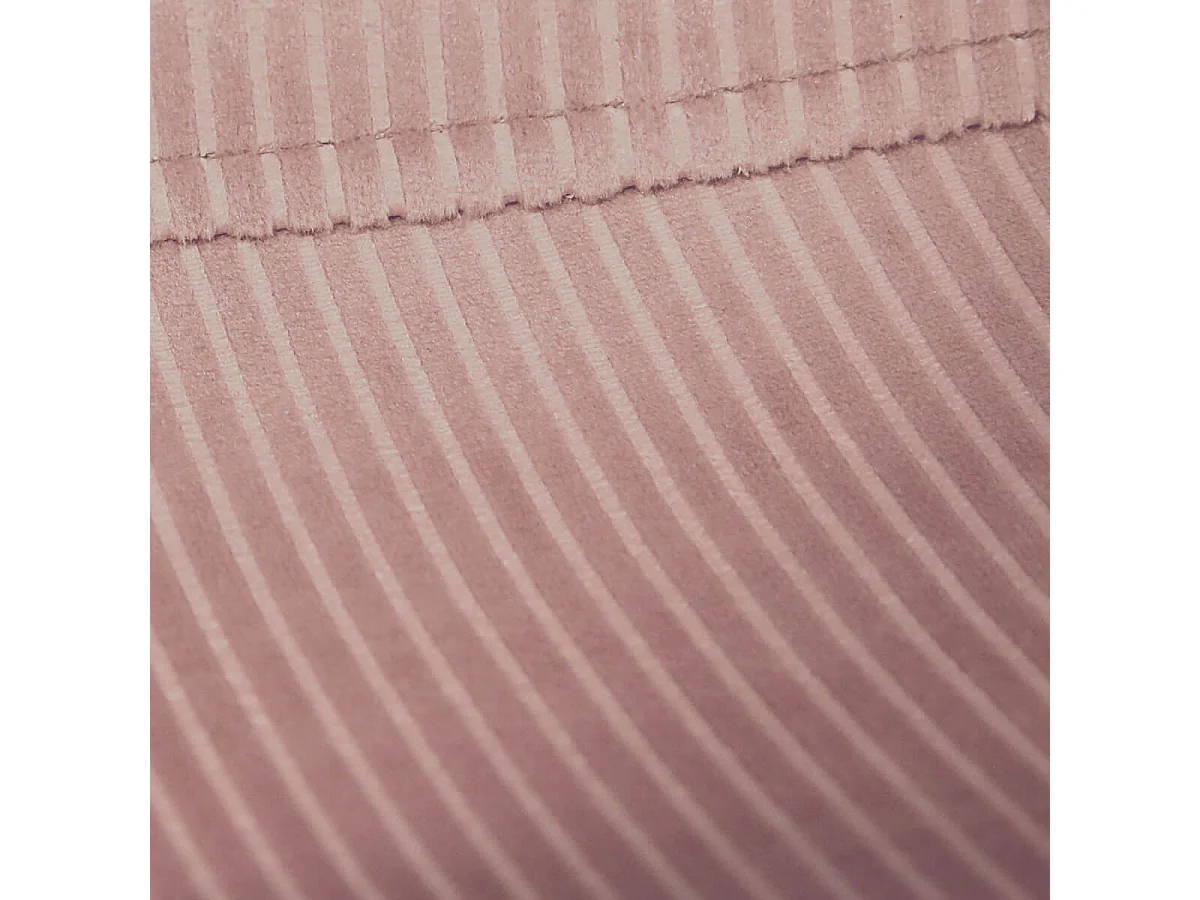 ALESSIA - Lot de 6 Chaises Velours Côtelé Roses