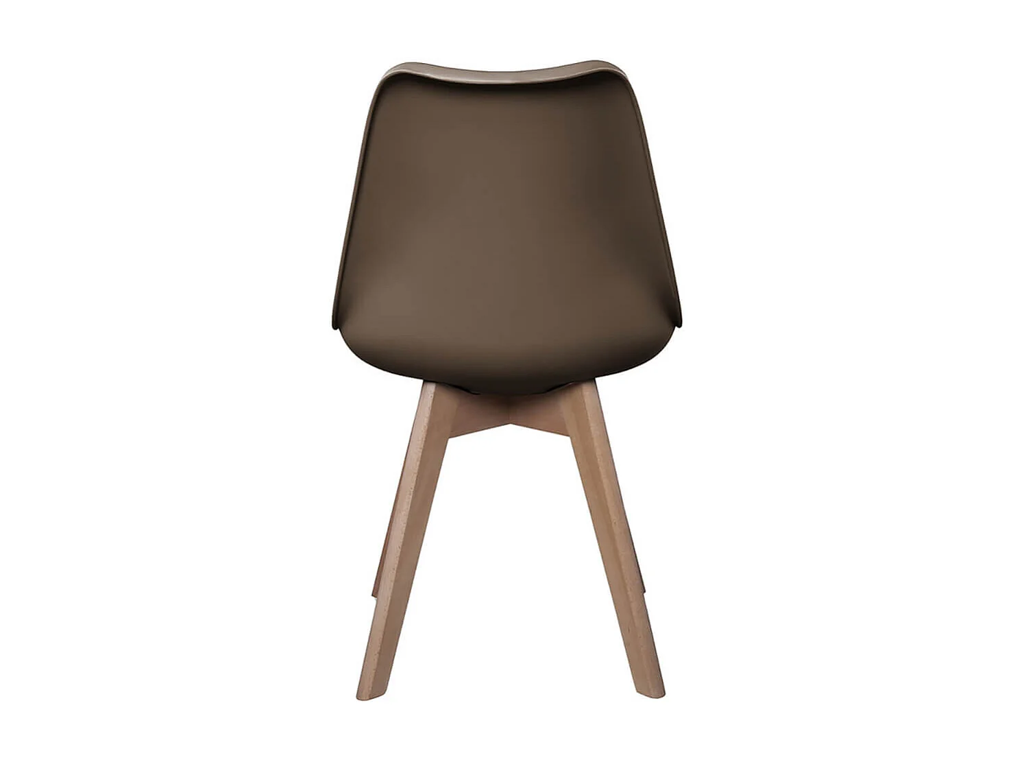 MEDALINE - Lot de 2 Chaises Scandinaves Taupe