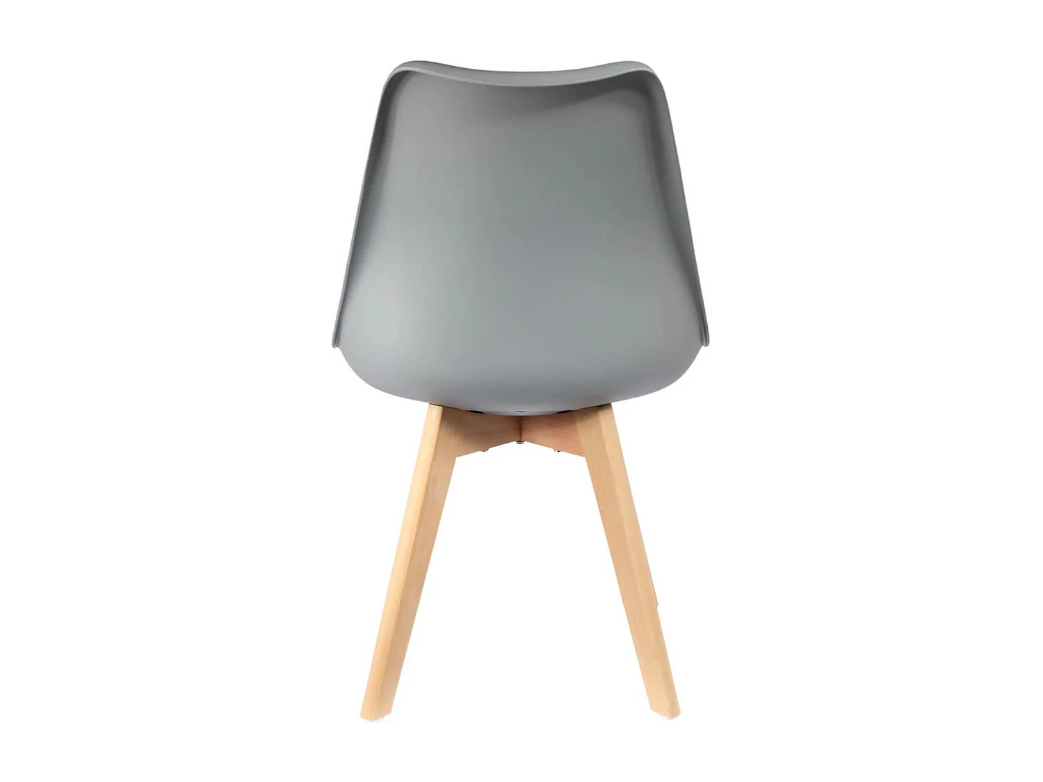 MEDALINE - Lot de 6 Chaises Scandinaves Grises