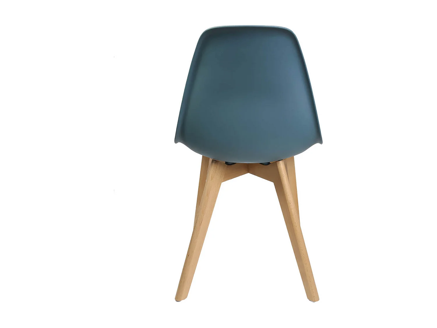 MELYA - Lot de 2 Chaises Scandinaves Bleu Canard