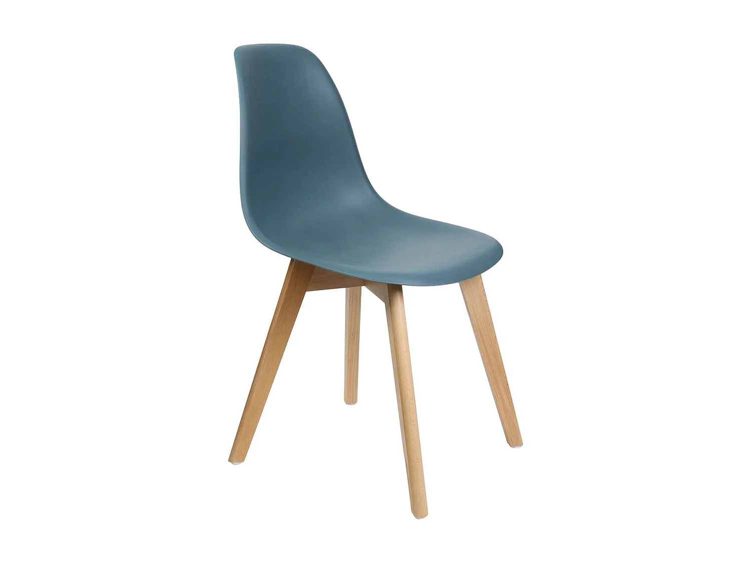 MELYA - Lot de 2 Chaises Scandinaves Bleu Canard