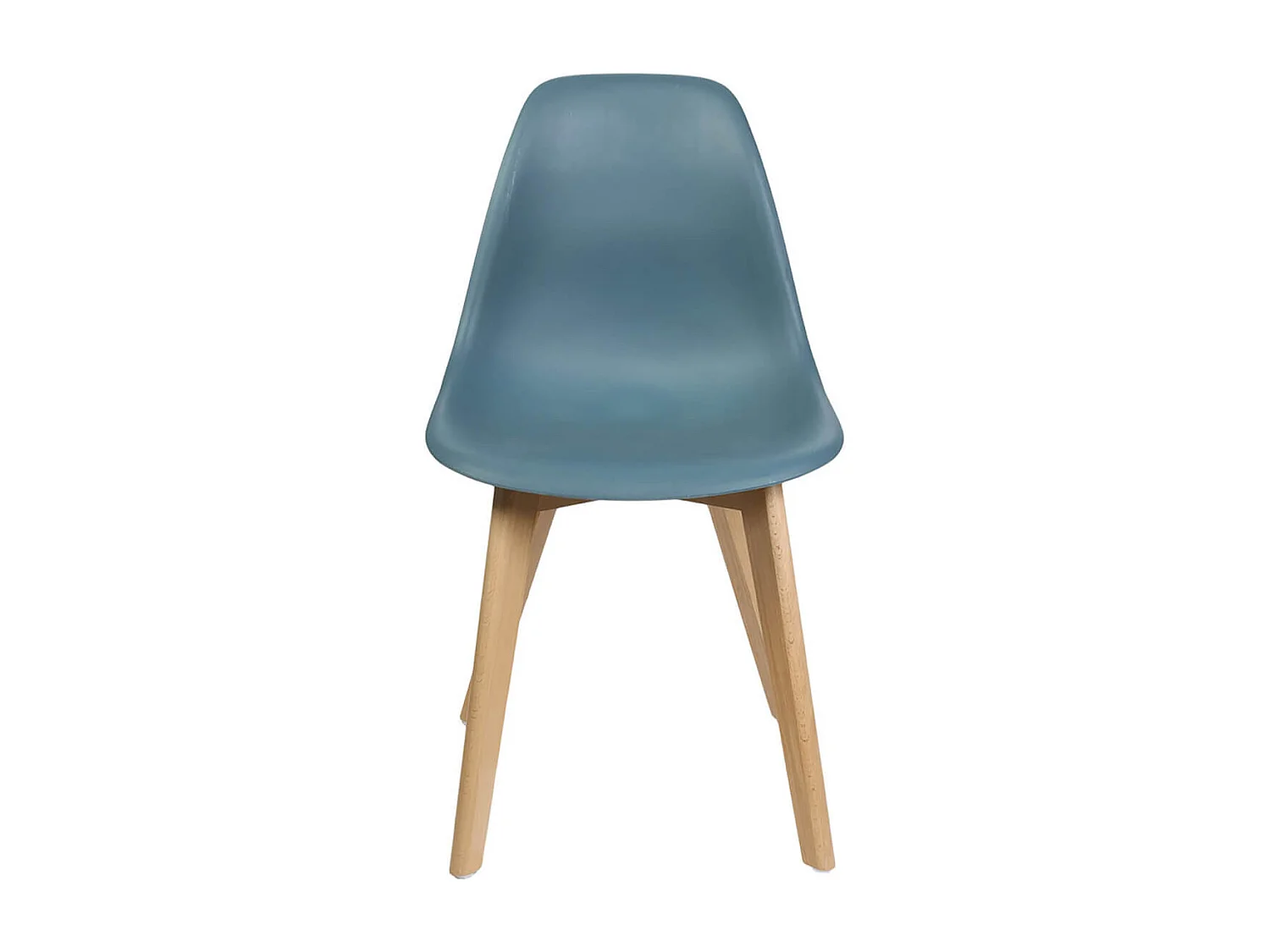 MELYA - Lot de 2 Chaises Scandinaves Bleu Canard