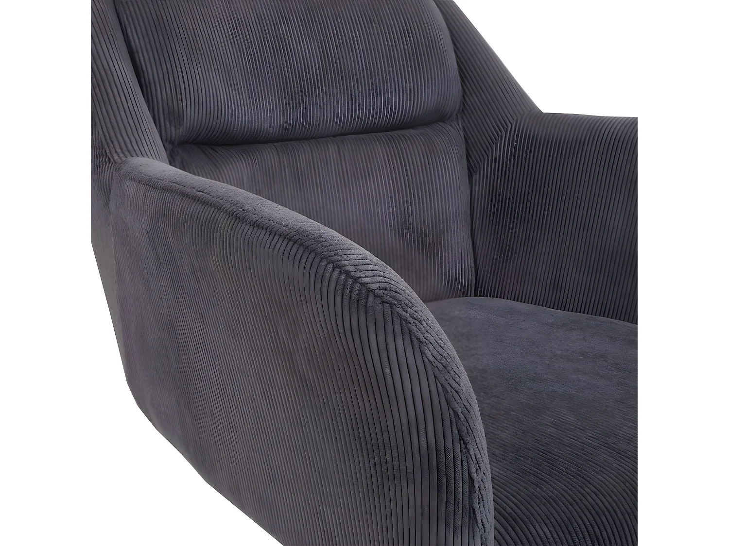 Lot de 2 chaises de salle à manger HWC-K33 - chaise de cuisine - pivotante Auto-Position - tissu/textile - gris corde