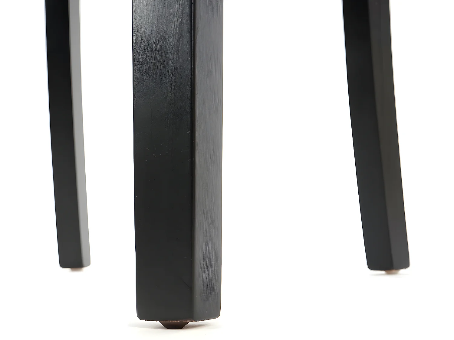 2x chaise de salle à manger Chesterfield II, fauteuil avec rivets, similicuir crème, pieds foncés