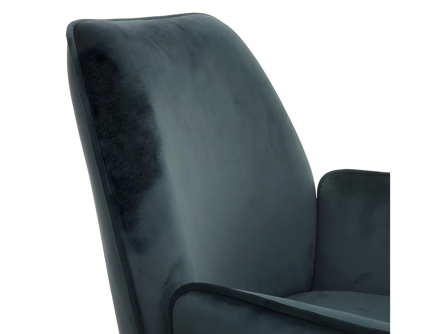 Chaise de salle à manger HWC-G67, chaise de cuisine, pivotante, auto-position - velours, vert