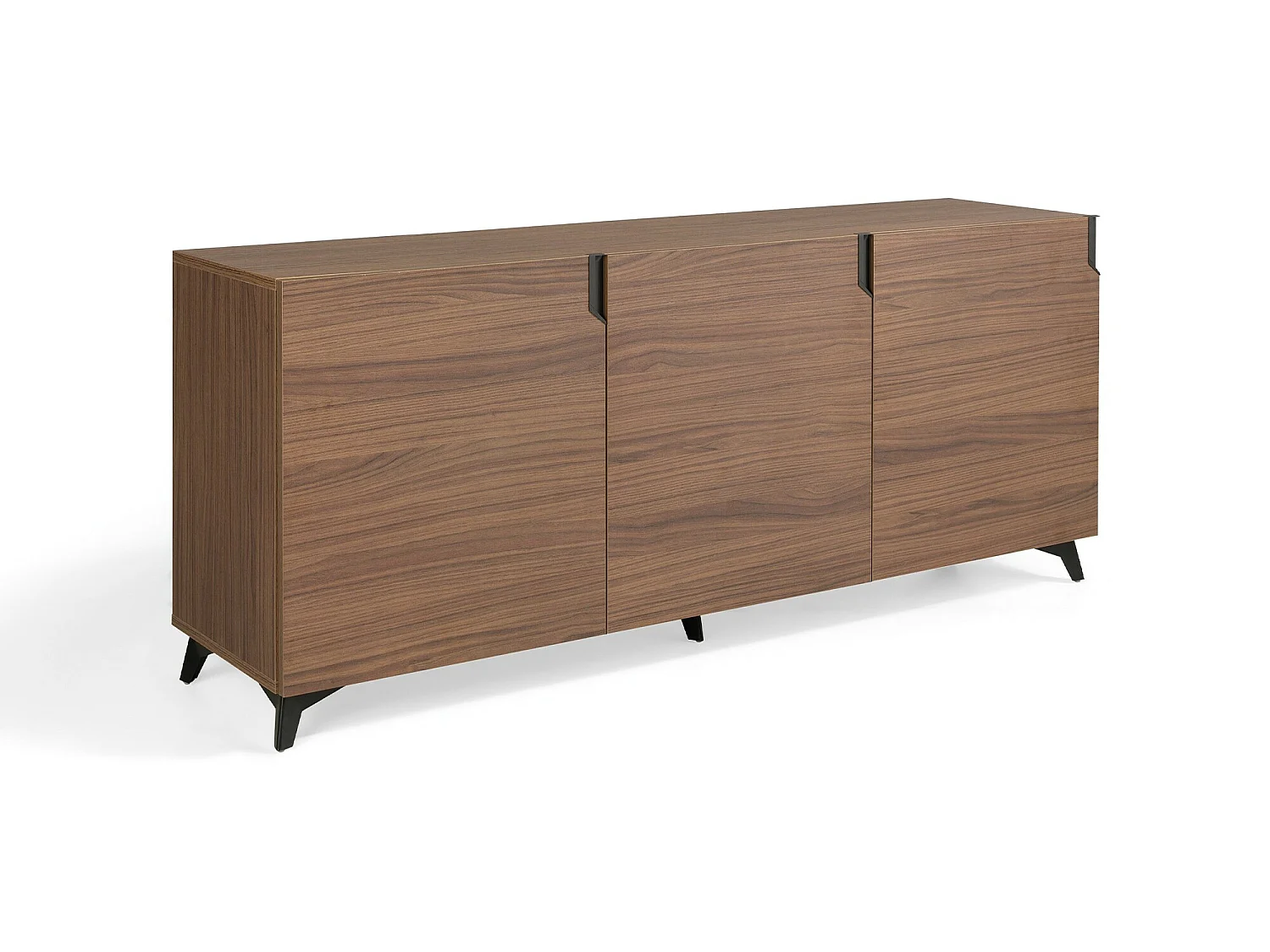 Aparador - MDF Nogal, 180x45x75 cm - OVER