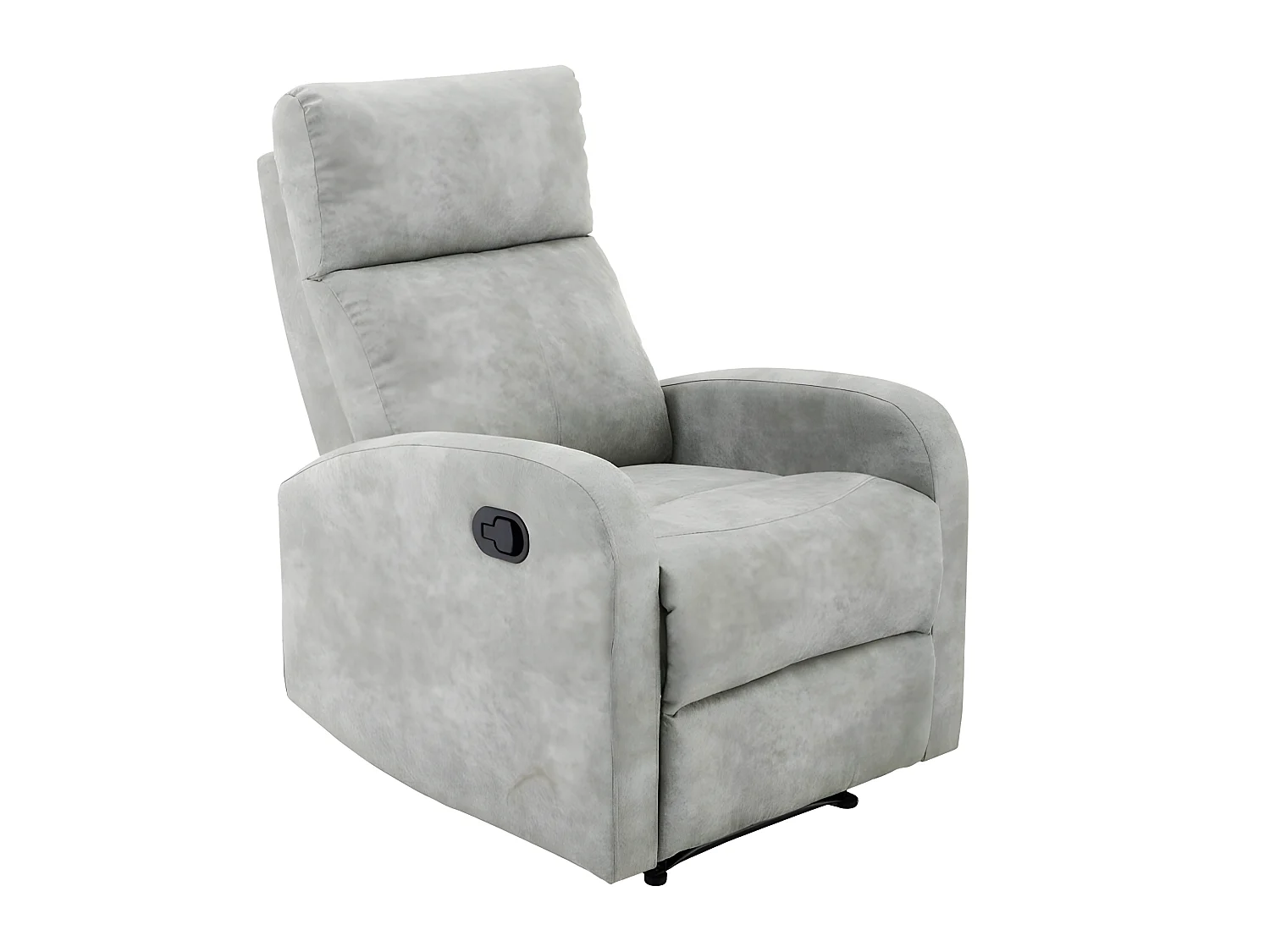 Sillón Relax reclinable -Tela Gris, 71x93x101 cm - TAVIRA