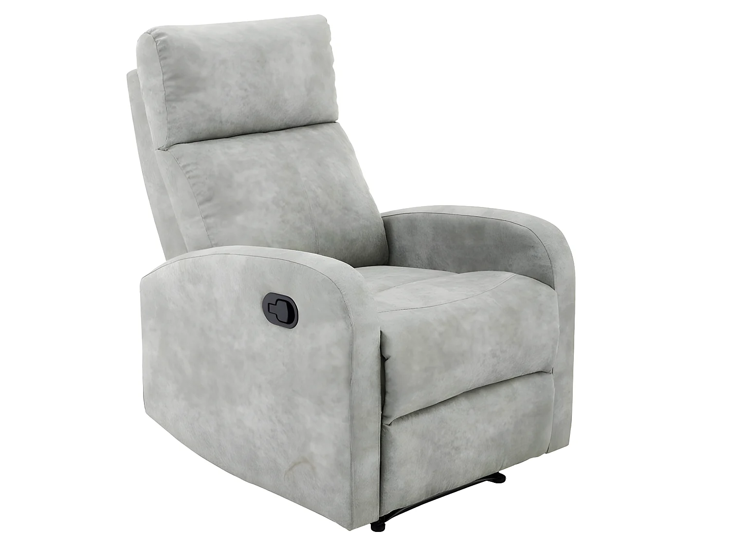 Sillón Relax reclinable -Tela Gris, 71x93x101 cm - TAVIRA