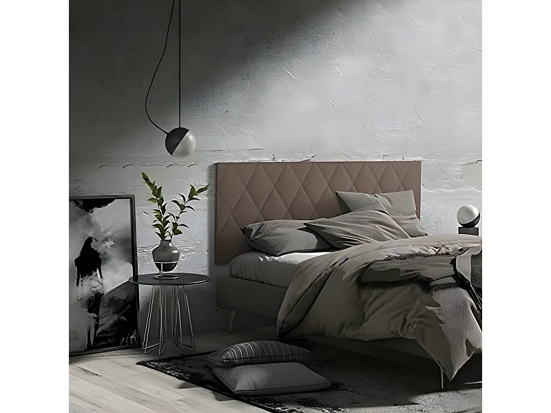 Cabecero de 90 cm - Polipiel Marrón, 90x3,5x60 cm -  CALOR