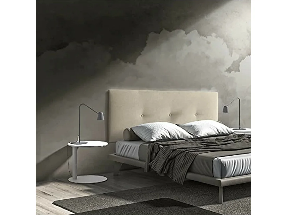 Cabecero de 160 cm - Tela Beige, 160x4x60 cm -  SUKLA