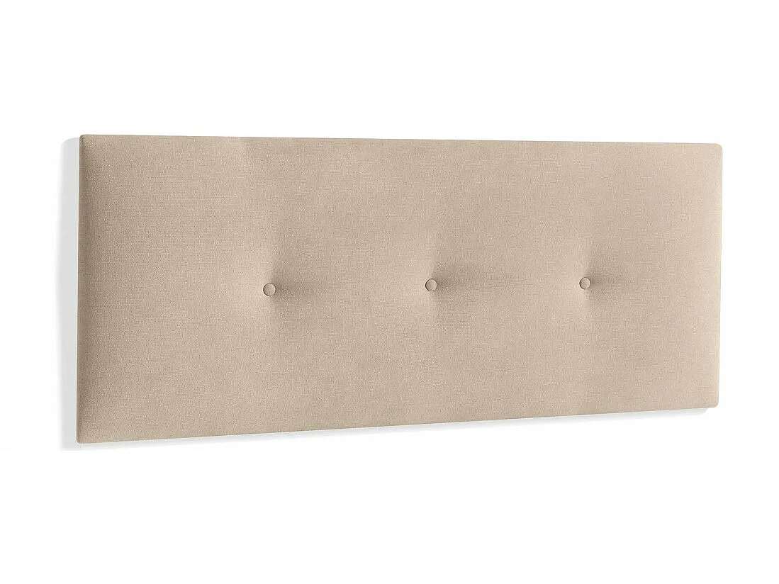 Cabecero de 160 cm - Tela Beige, 160x4x60 cm -  SUKLA