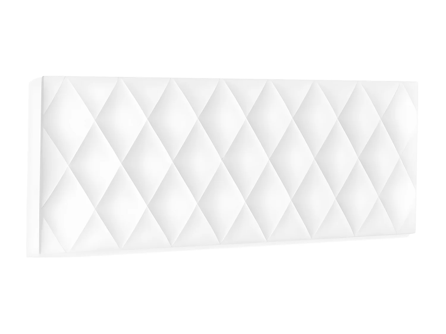 Cabecero de 160 cm - Polipiel Blanca, 160x3,5x60 cm -  CALOR