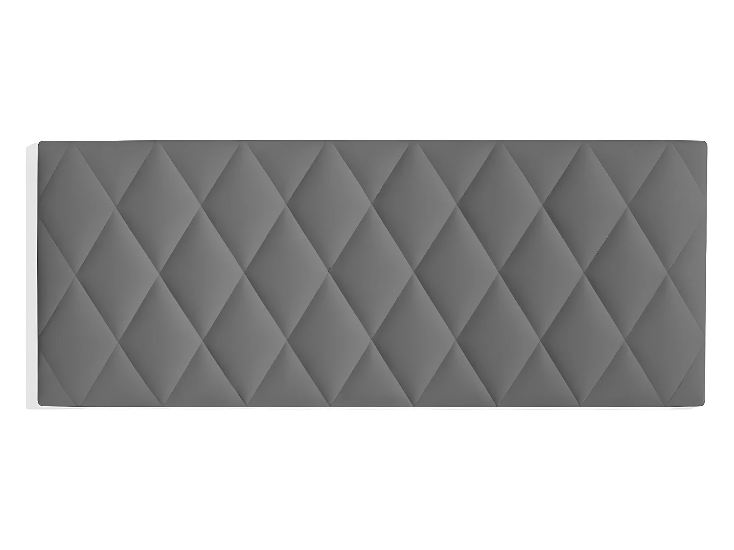 Cabecero de 160 cm - Polipiel Gris, 160x3,5x60 cm -  CALOR