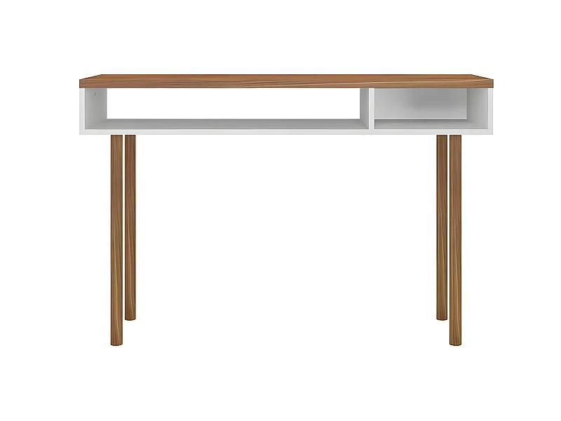 Consola - MDF Roble y blanco, 120x78x36 cm - PRICA