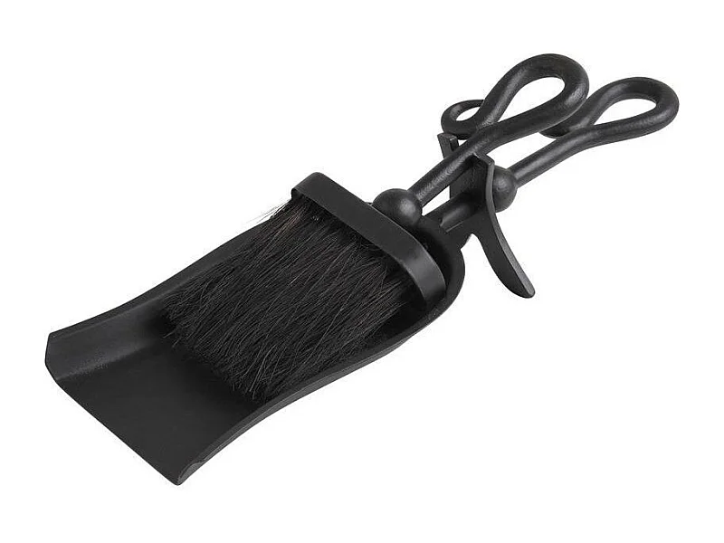 Set pelle et balayette à cendres Noir