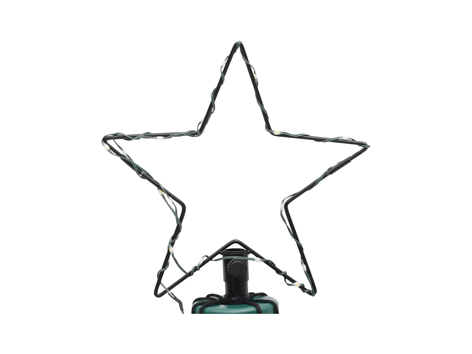 LED-Weihnachtsbaum mit Erdnägeln Blau 200 LEDs 180 cm