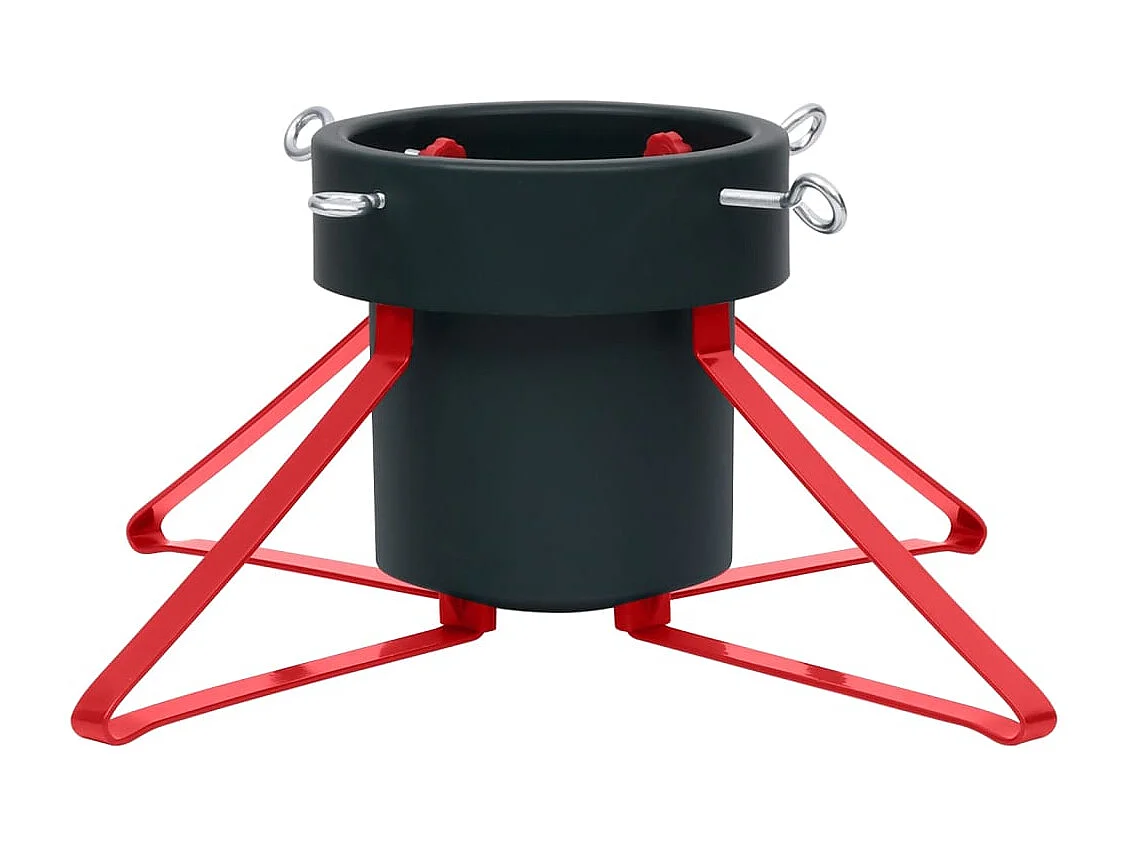 Support de sapin de Noël Vert et rouge 46x46x19 cm