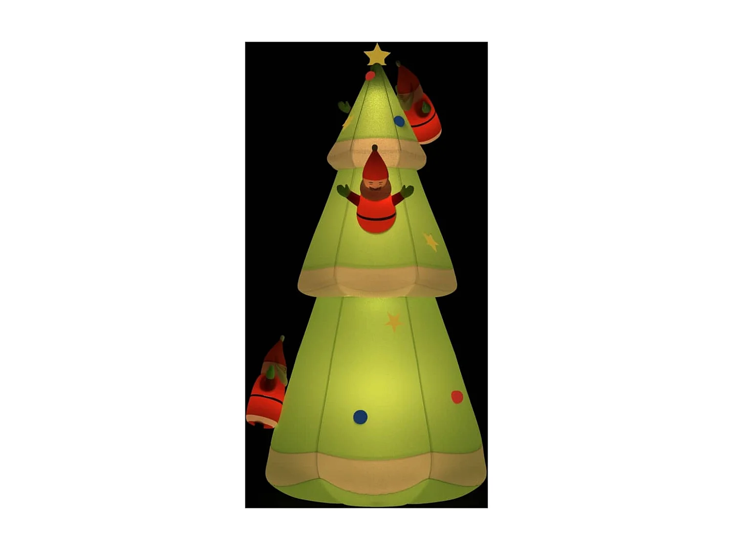 Albero di Natale Gonfiabile con LED 500 cm