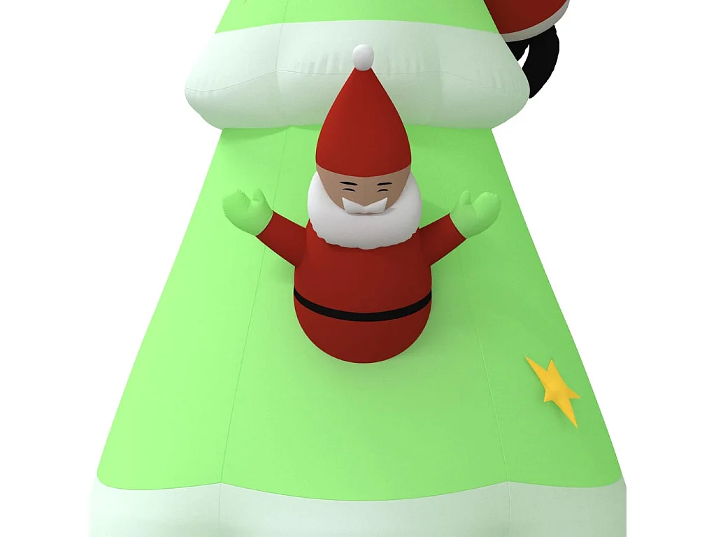 Árvore Natal insuflável com luzes LED 500 cm