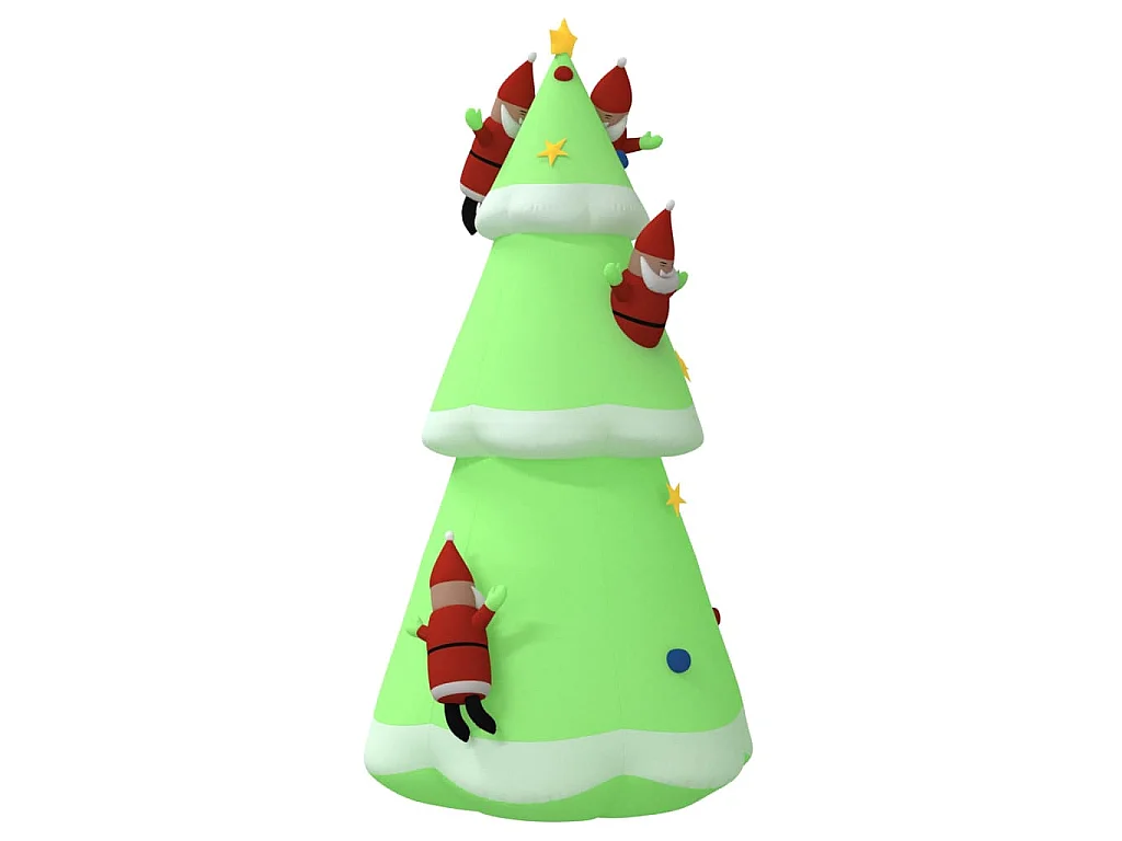 Arbre de Noël gonflable avec LED 500 cm