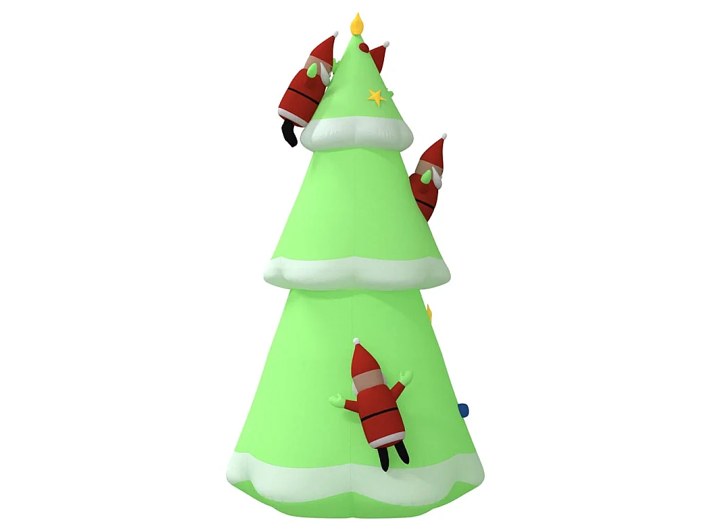 Arbre de Noël gonflable avec LED 500 cm
