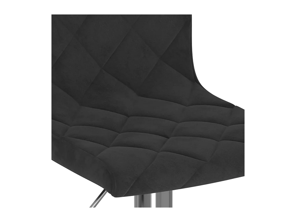 Barhocker 2 Stk. Schwarz Samt