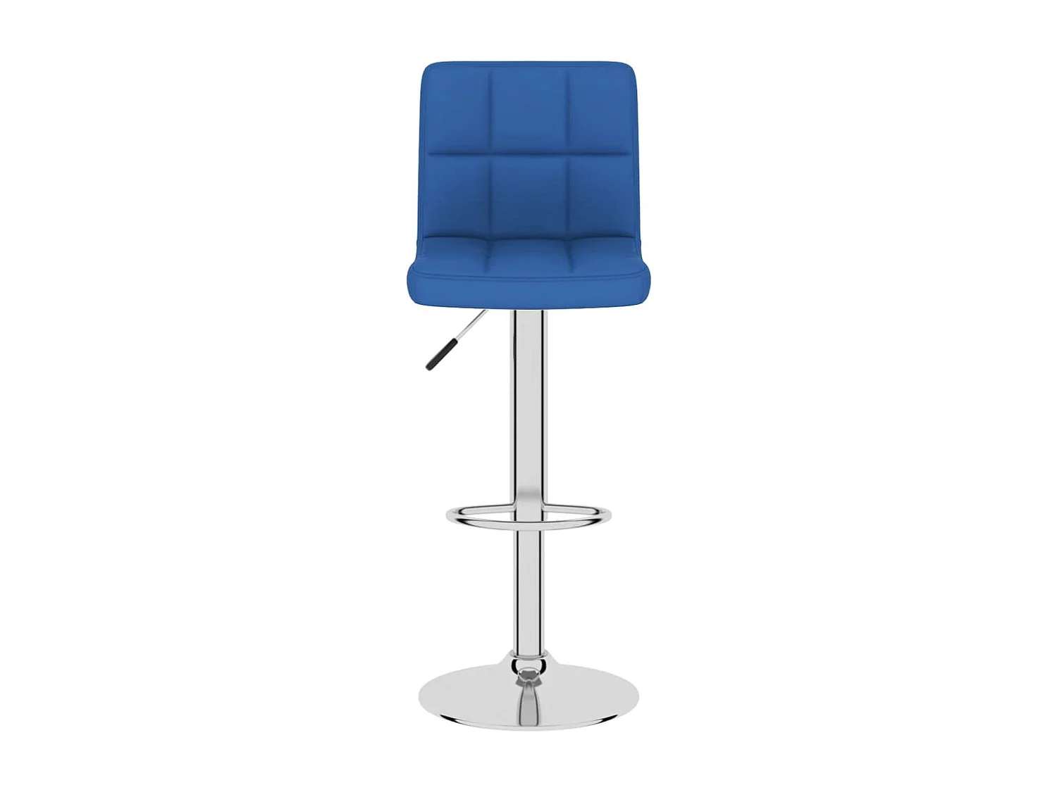 Barhocker 2 Stk. Blau Stoff