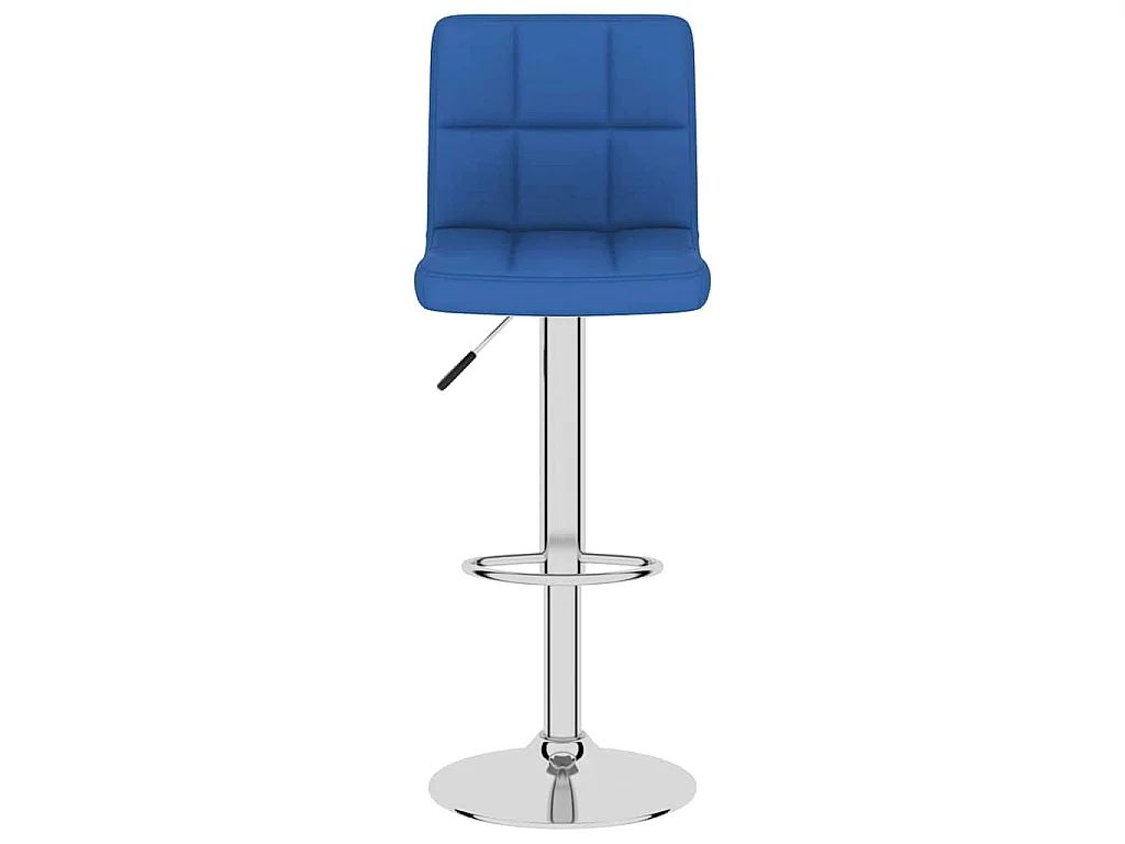 Barkrukken 2 st stof blauw