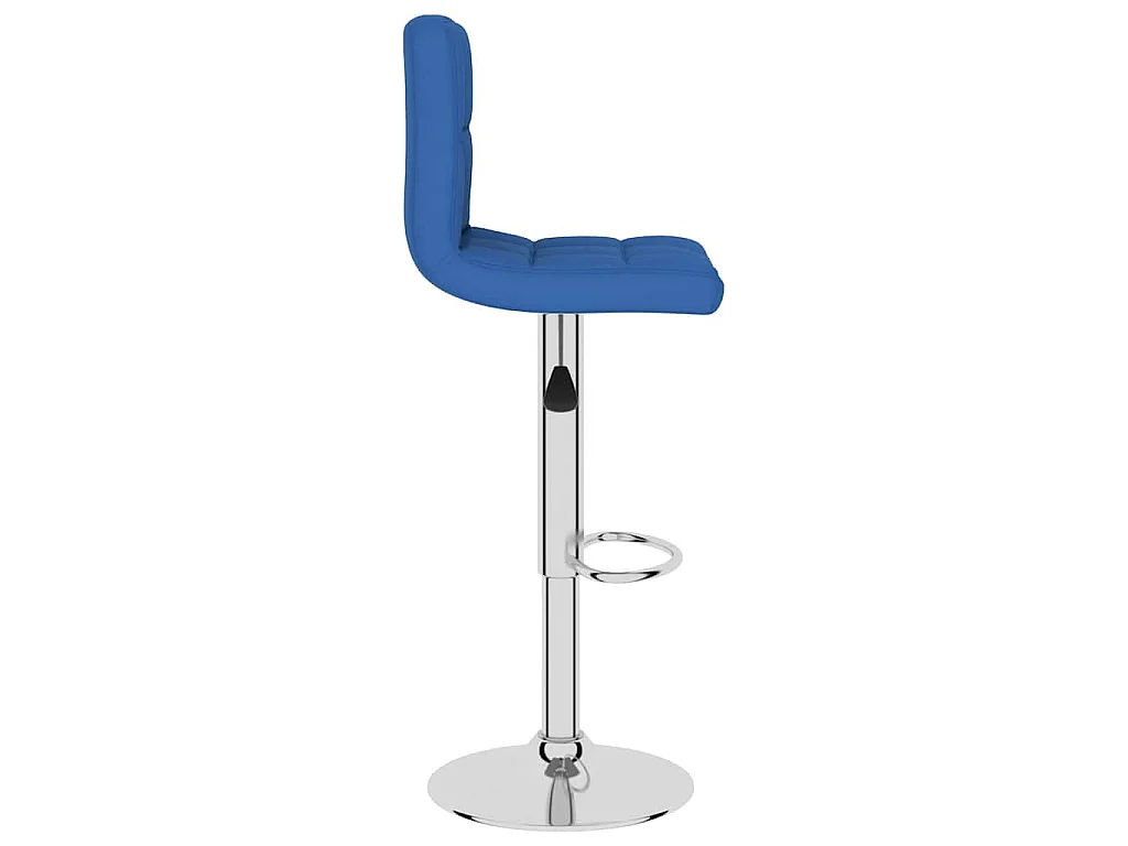 Barkrukken 2 st stof blauw