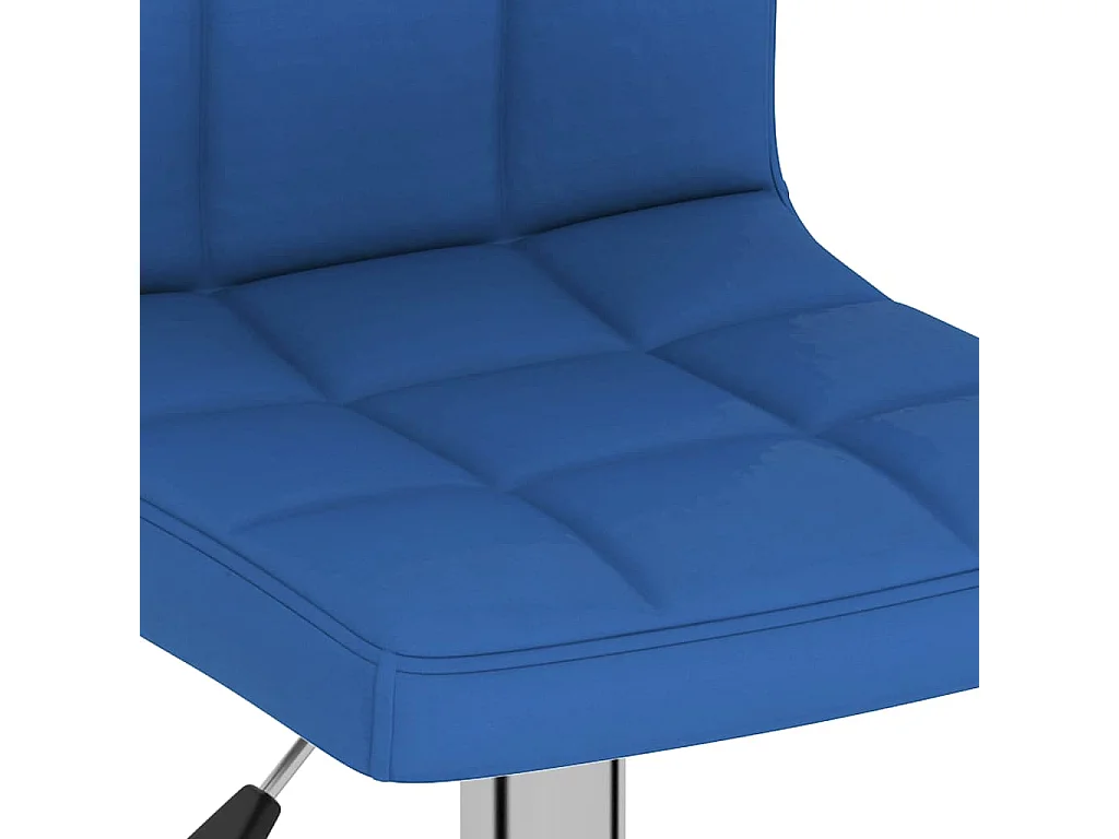 Barkrukken 2 st stof blauw
