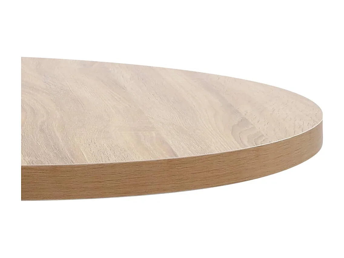 Tavolo da Bistrot Marrone Chiaro 80 cm in MDF