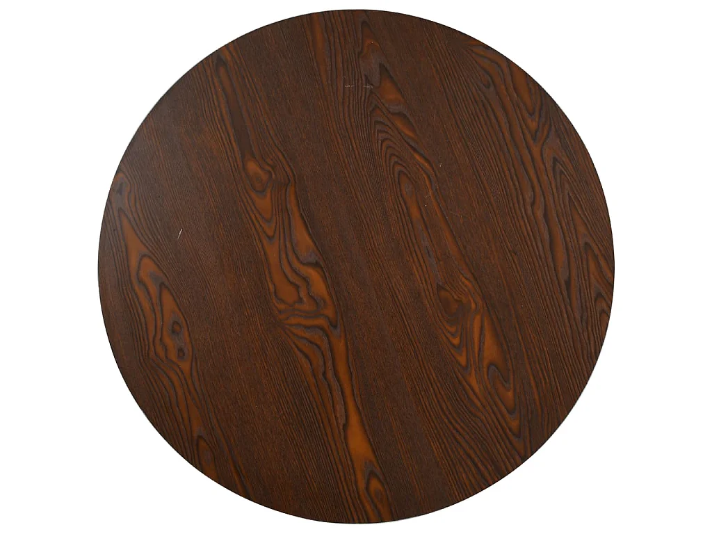 Table de bistro Marron foncé 80 cm MDF