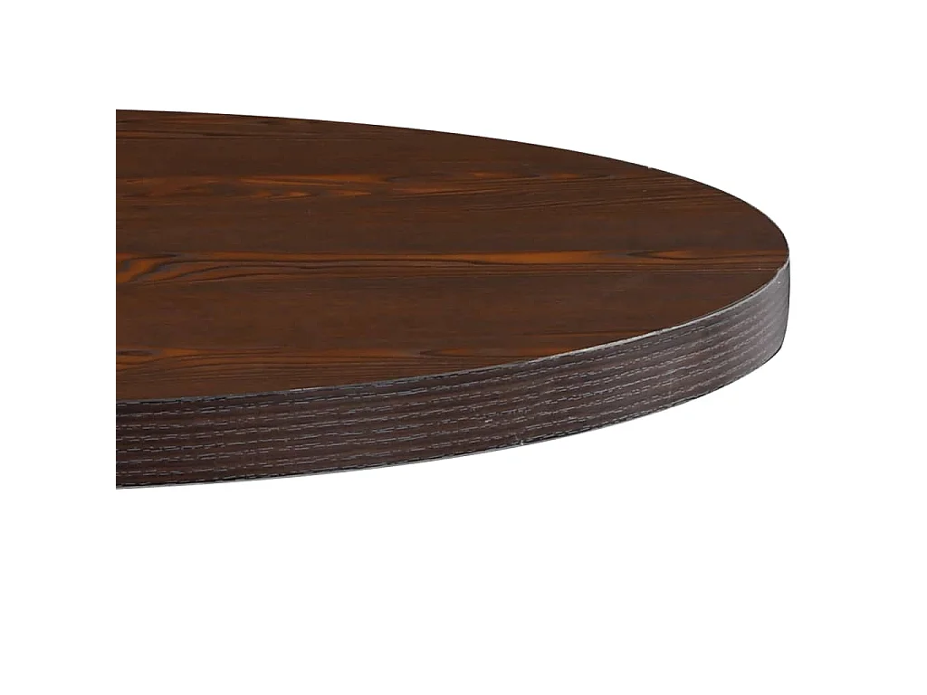 Table de bistro Marron foncé 80 cm MDF