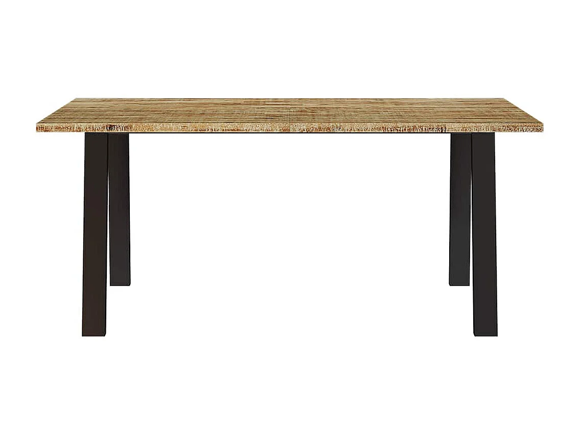 Mesa de jantar 150x90x75 cm madeira de acácia maciça