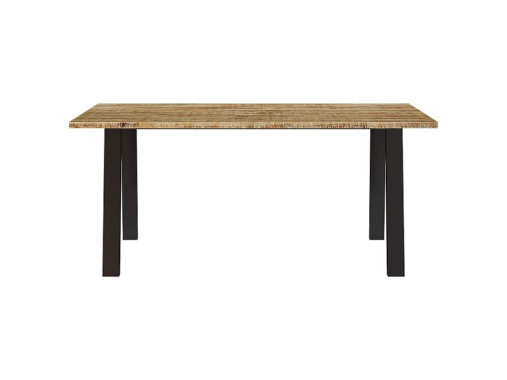 Tavolo da Pranzo 150x90x75 cm in Legno Massello di Acacia