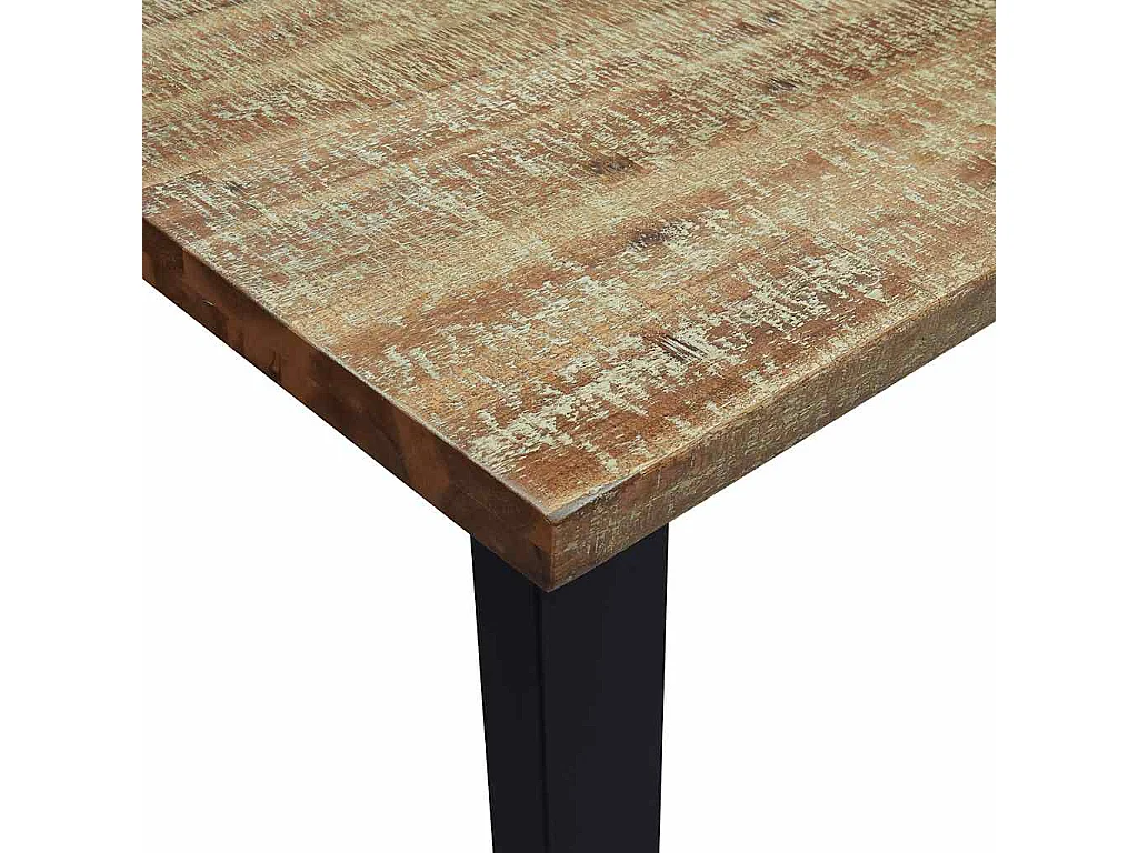 Tavolo da Pranzo 150x90x75 cm in Legno Massello di Acacia