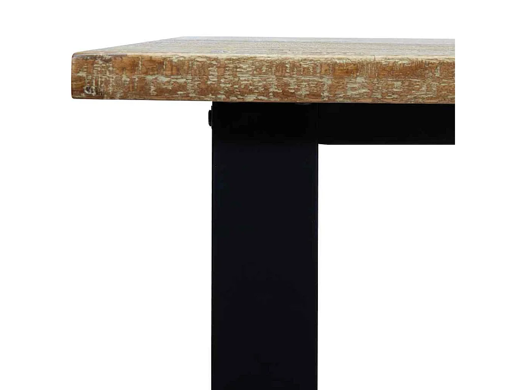 Tavolo da Pranzo 150x90x75 cm in Legno Massello di Acacia