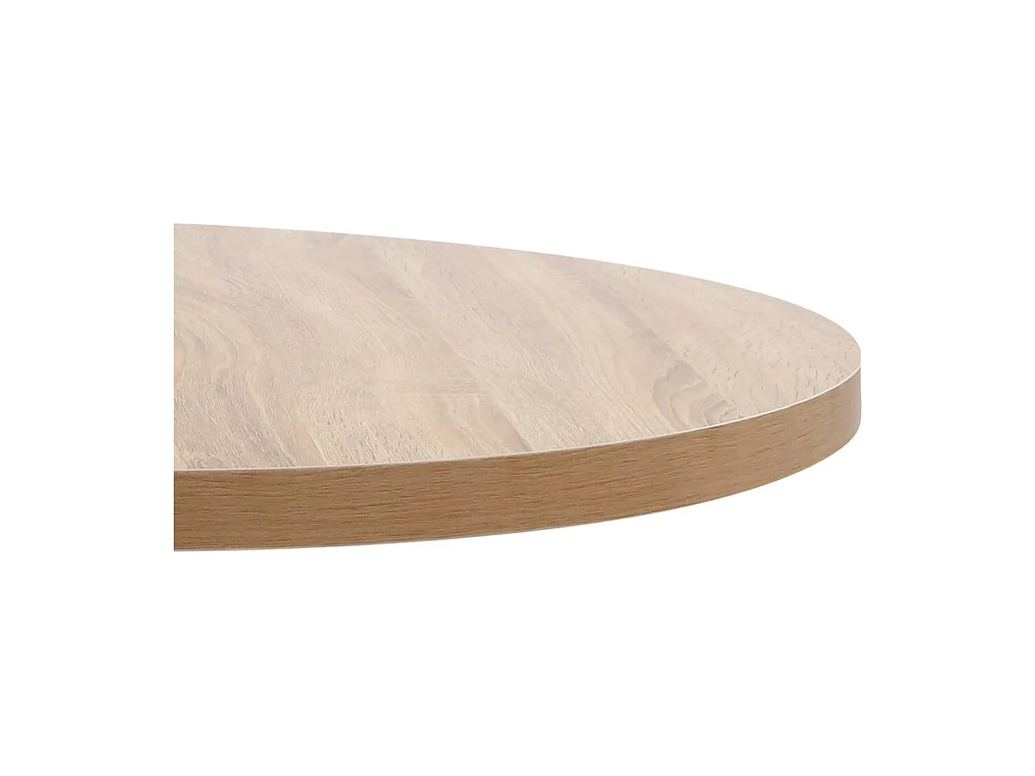 Table de bistro marron clair 80 cm MDF