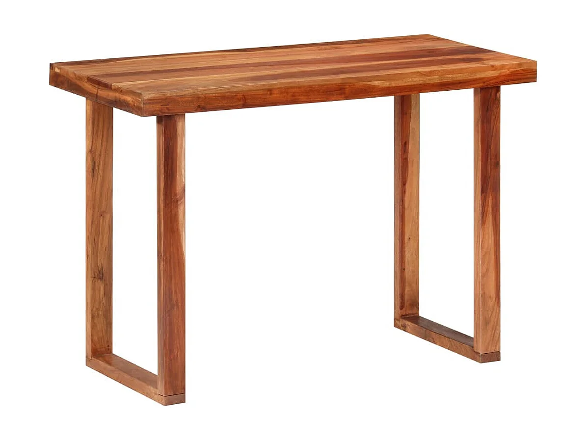 Mesa de jantar 110x50x76 cm madeira de acácia maciça