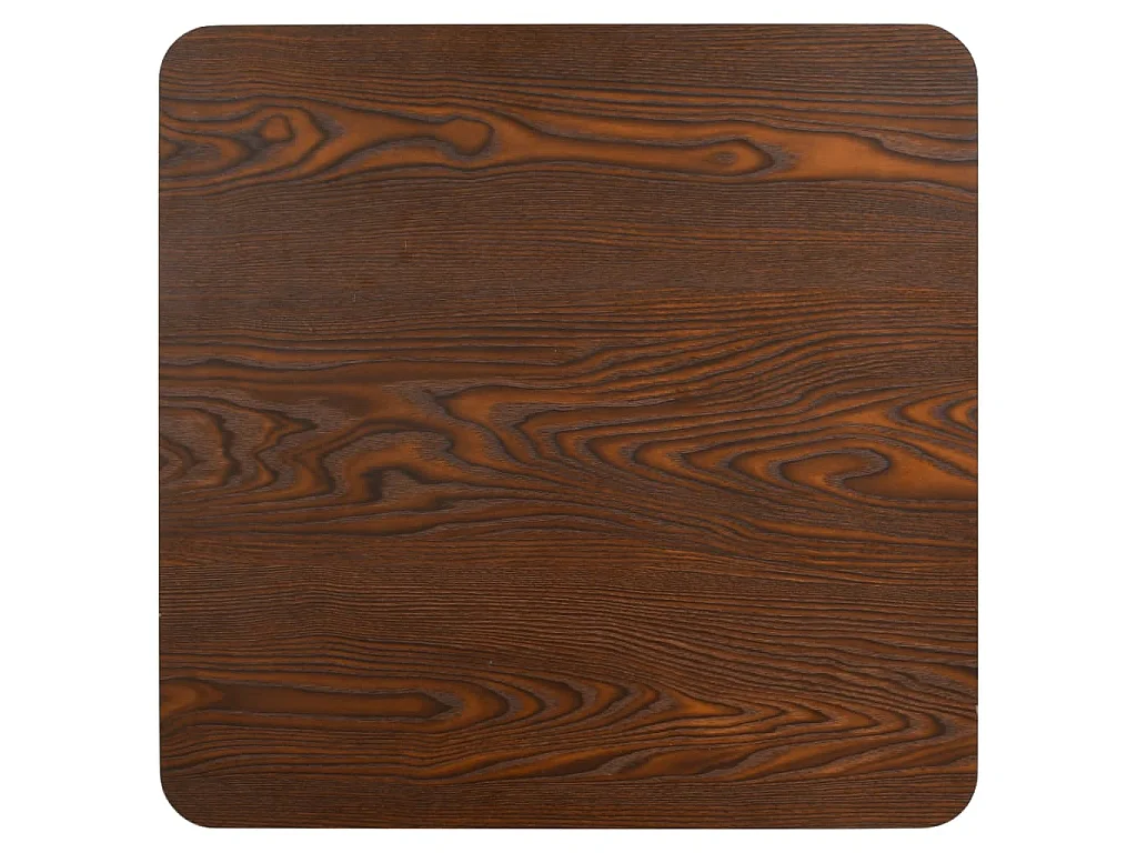Bistrotisch Dunkelbraun 60x60 cm MDF