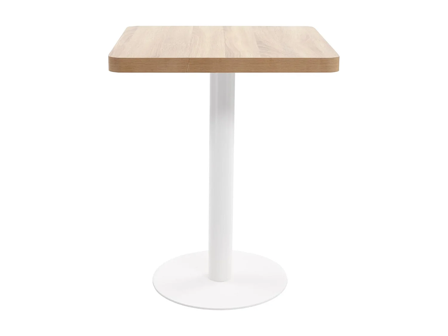 Bistrotafel 60x60 cm MDF lichtbruin