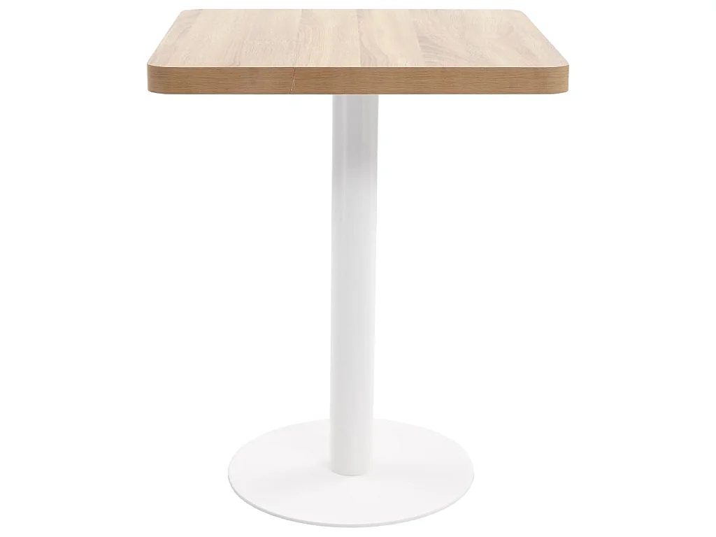 Bistrotisch Hellbraun 60x60 cm MDF