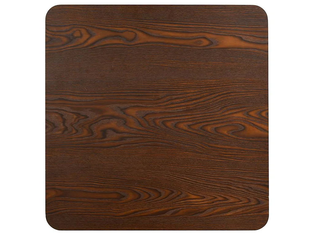 Tavolo da Bistrot Marrone Scuro 50x50 cm in MDF