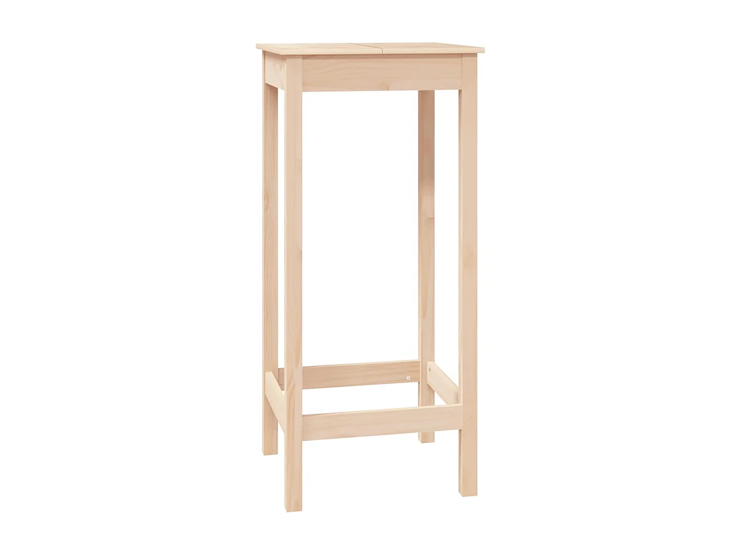 Table de bar 50x50x110 cm bois massif de pin