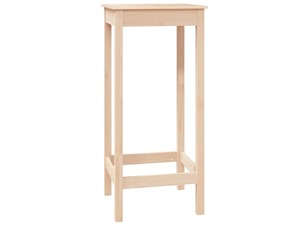 Table de bar 50x50x110 cm bois massif de pin