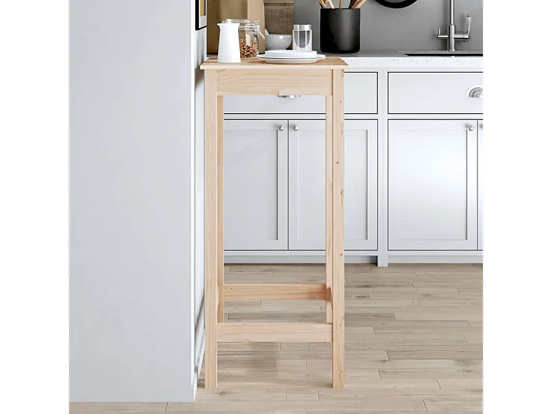 Bartafel 50x50x110 cm massief grenenhout