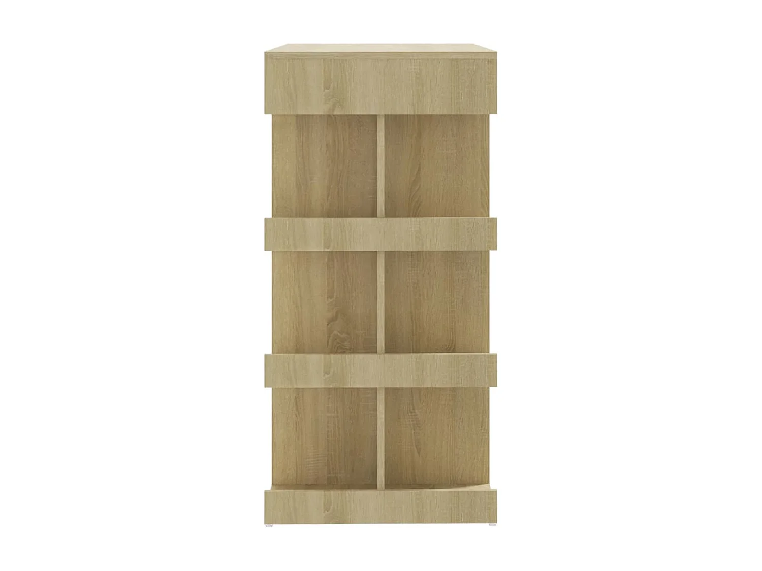 Table de bar étagère de rangement Chêne sonoma Bois ingénierie
